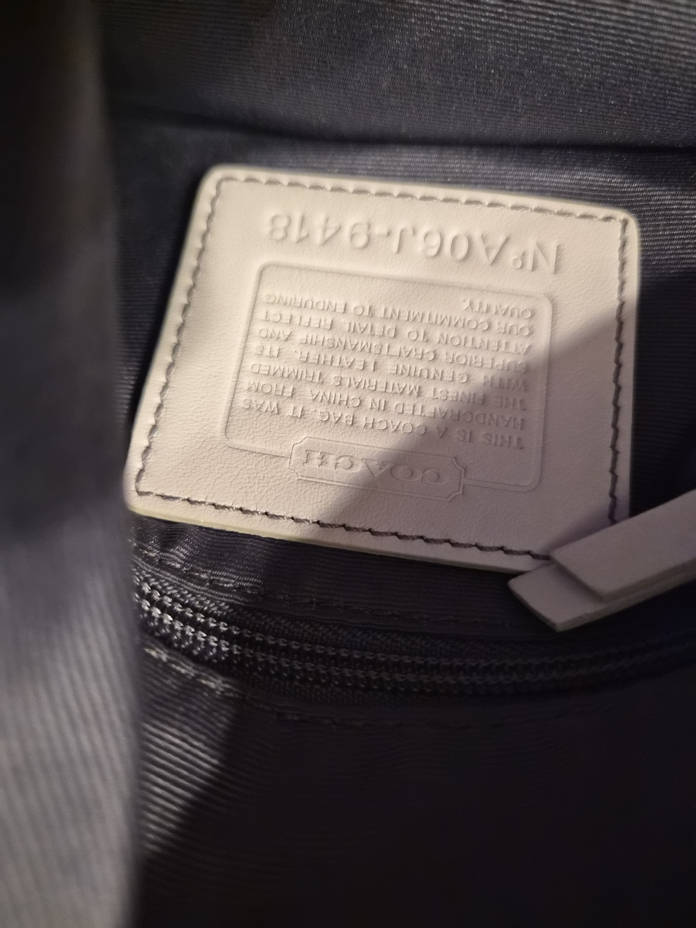 Coach Cream and Light Gray Signature Hobo with Gold Hardware - Picture 4 of 4